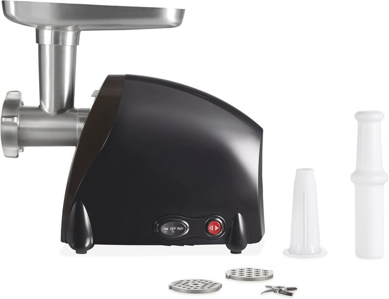 Weston Electric Meat Grinder & Sausage Stuffer, Num. 5 500 Watt, 5/8 HP Motor, Grinds 2 lbs Per Minute, Includes Stainless Steel Grinding Plates, Black (82-0330-W) - Image 1